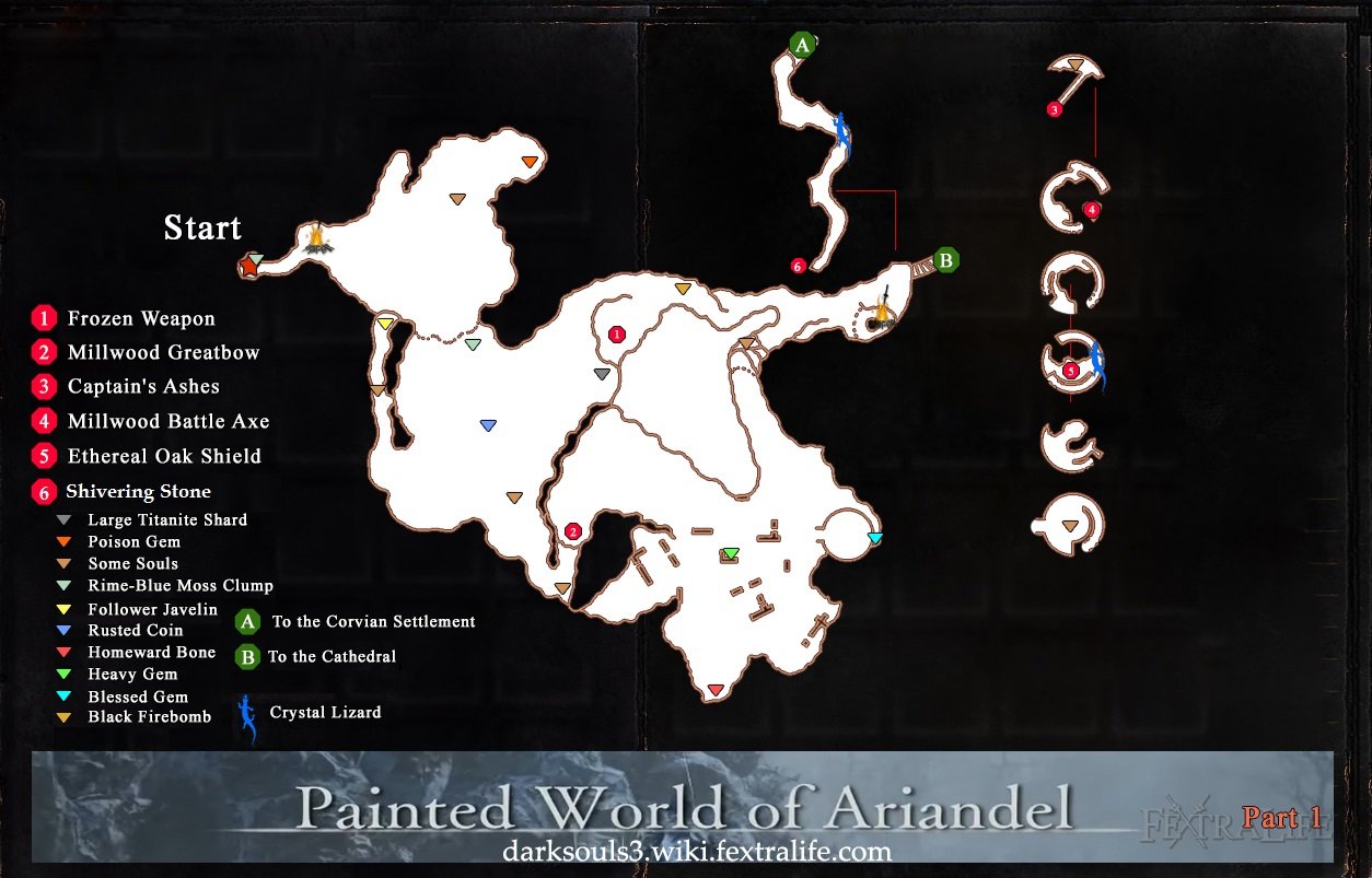 21. Painted World of Ariandel map1 edit